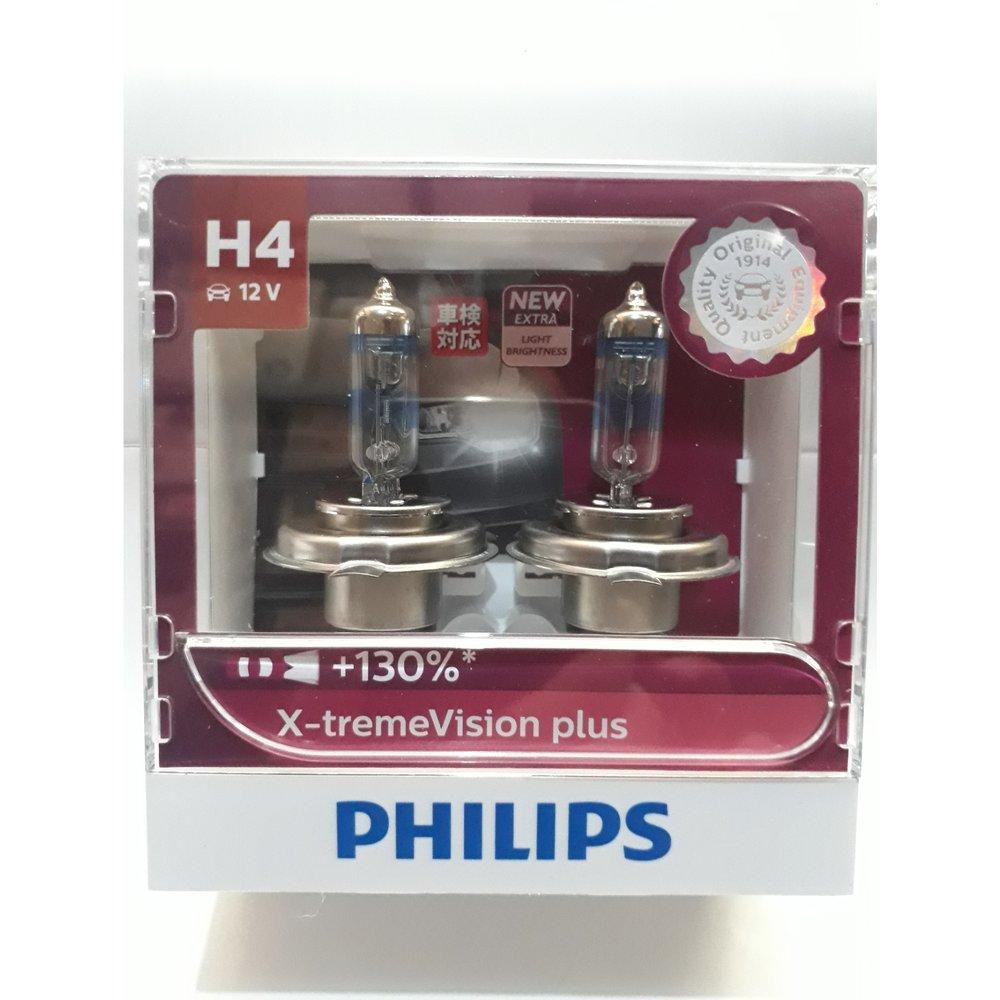 Lampu Halogen H4 Philips X-treme Vision Plus