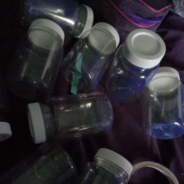 10 Botol Toples 300ml Bumbu Bubuk Sambal Plastik