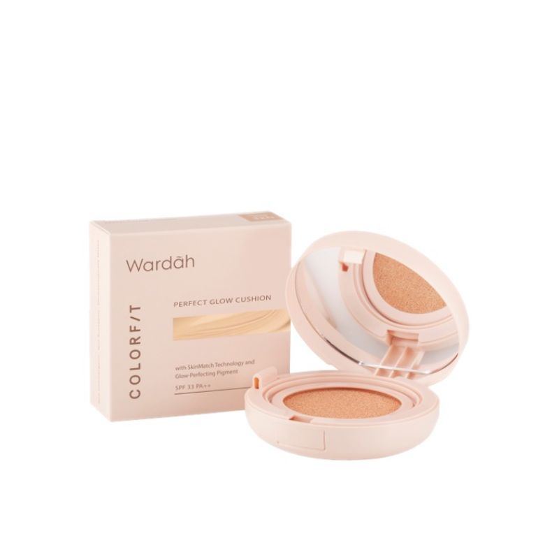 Wardah Colorfit Perfect Glow Cushion SPF33 PA++ 100% ORIGINAL! ASLI! HARGA SUDAH PROMO!