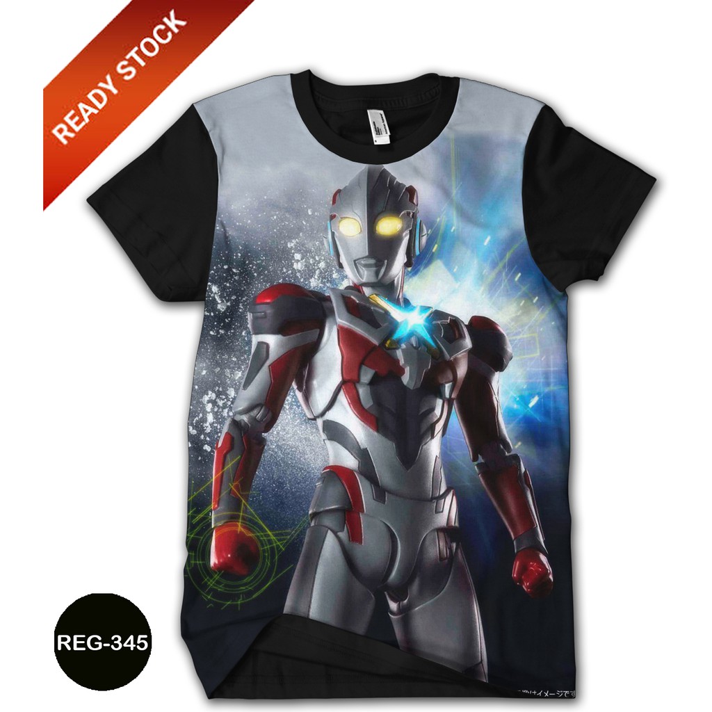 Kaos Ultraman 3D Baju Anak dan Dewasa Ultraman Serial Tokusatsu Fashion Keren Trendy