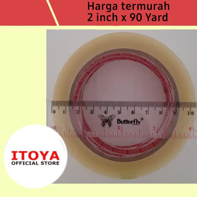 

Lakban OPP ITOYA 2 inch / 45mm x 90 yard (81 M) Bening (Instan kurir)