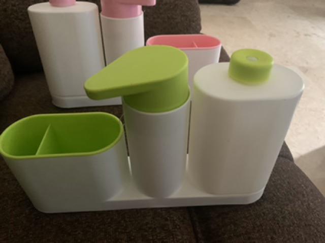 Dispenser Sabun Cuci Tangan Dan Cuci Piring Sink Organizer