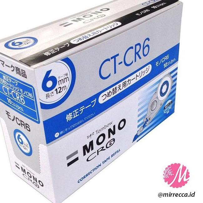 

(PROMO CEK75) Mall REFILL CT-CR5 | CTCR6 TOMBOW MONO CORRECTION TAPE / ISI ULANG TIP-EX ROLL KERTAS CT-CX ✈ ✼