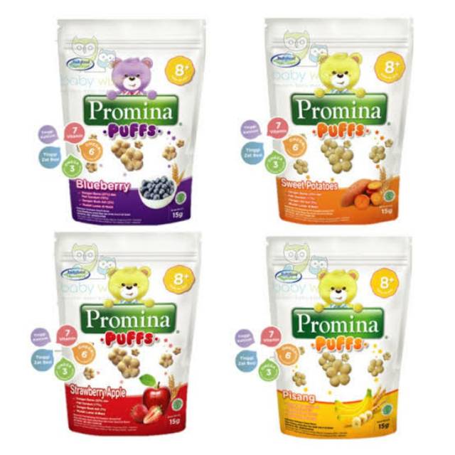 PROMINA PUFFS 15 GRAM CEMILAN ANAK