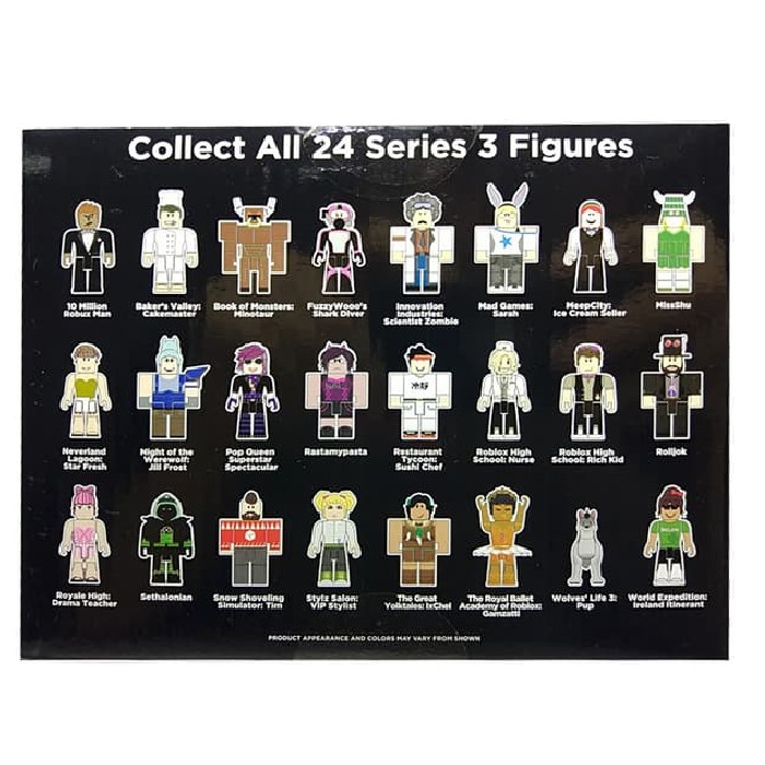 Roblox Mystery Figures S3 Purple Amethyst Shopee Indonesia - roblox series 1 ultimate collector s set limited edition 24