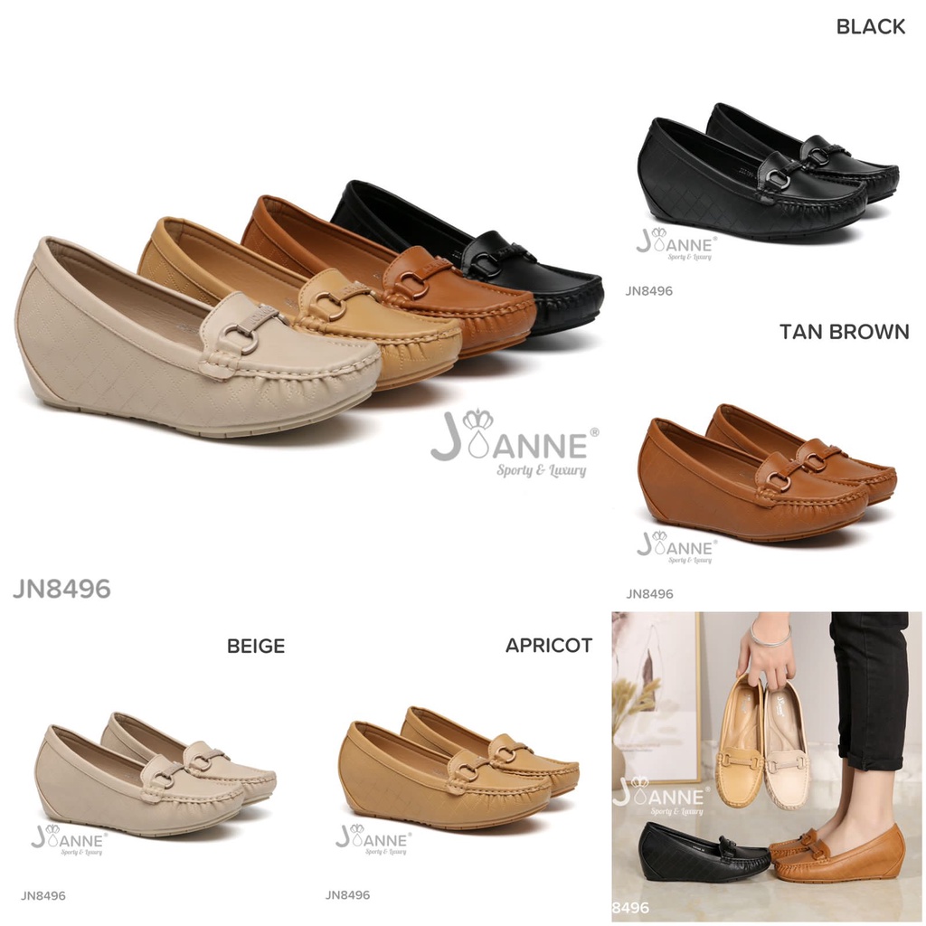 JOANNE Sepatu Wanita Wedges Shoes #JN8496 ORIGINAL