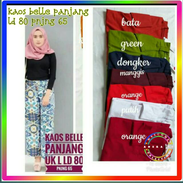 Kaos belle lengan panjang