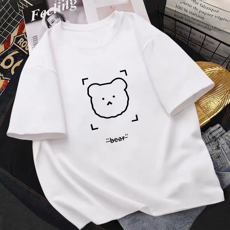 MYSTIQUE.ID-BAJU KAOS BEAR T-SHIRT LUCU DAN AESTHETIC