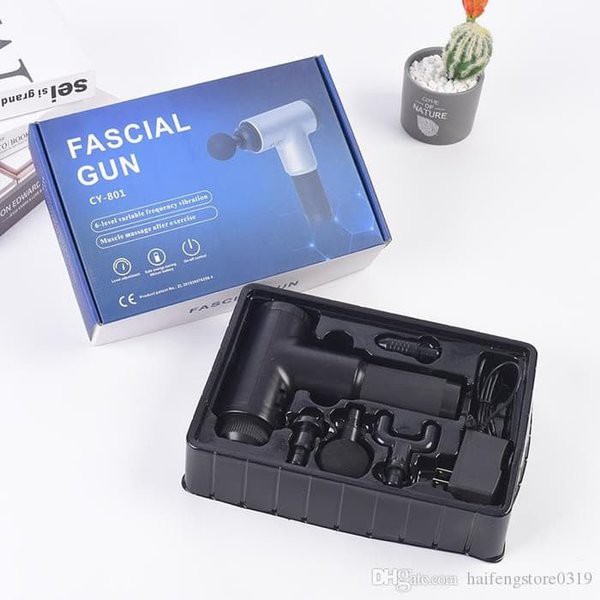 Fascial Massage Gun - Alat Pijat Getar Portabe Meredakan Pegal Otot Badan