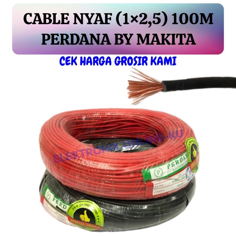 CABLE NYAF 2,5MM PERDANA 100M