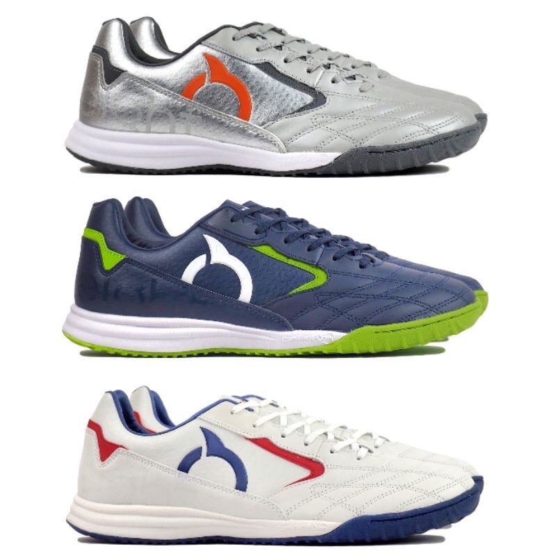 SEPATU FUTSAL ORTUSEIGHT FORTE LUMINARE IN SILVER NAVY WHITE ORIGINAL 100%