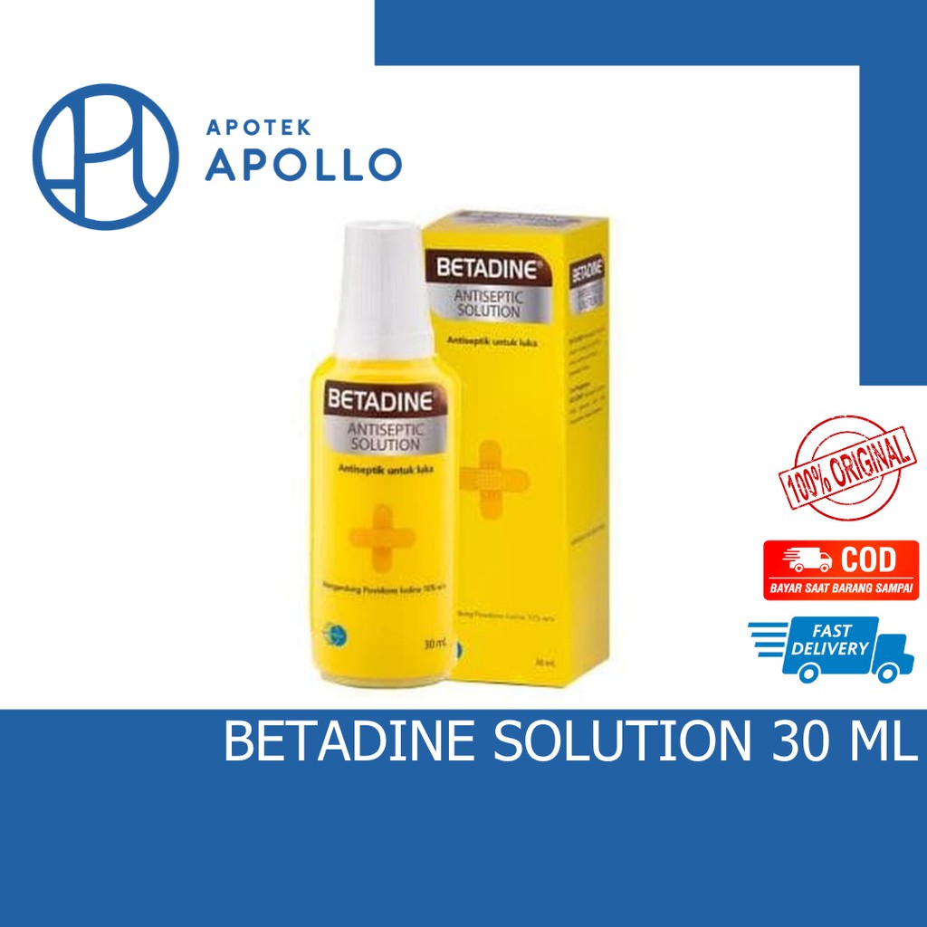 BETADINE SOLUTION 15ML, 30ML, &amp; 60ML