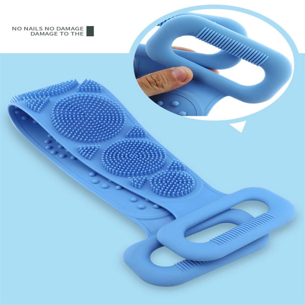 (BOW) Sikat Scrubber Silicone Pembersih Punggung 2TT45