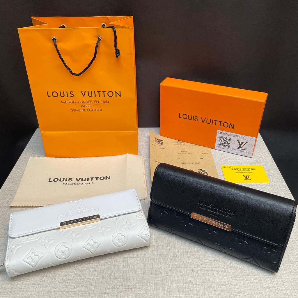 Dompet Panjang Tutup Lipat / Dompet LV Dompet Coach Long Wallet Dompet Kulit Panjang Dompet Lipat