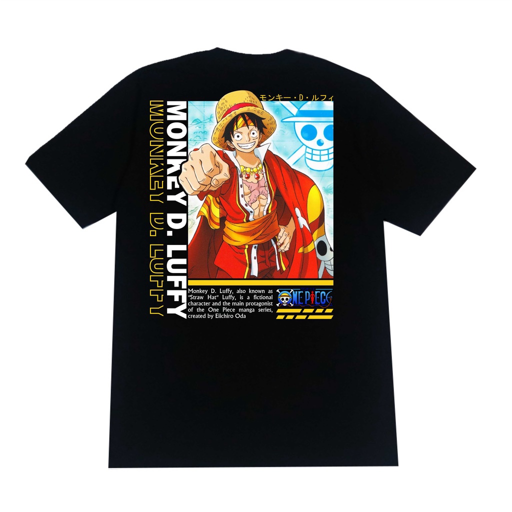 Jual Inesal Kaos Anime One Piece Monkey D Luffy Kaos Anime One