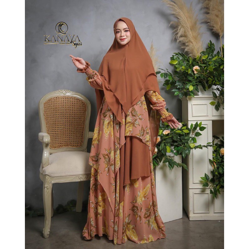 Gamis Melisa Syari Original By Kanaya (READY SIAP KIRIM)