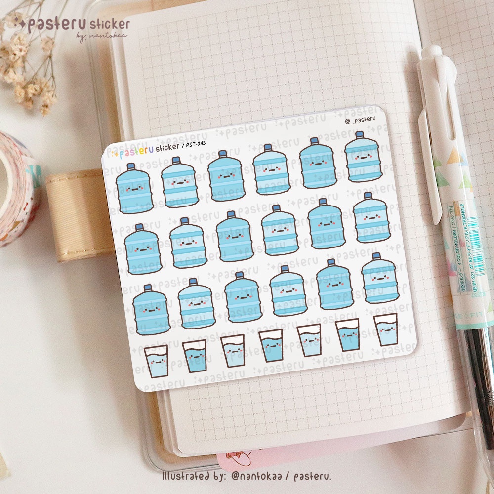 

Kawaii Water Galon | Pasteru Planner Journal Sticker