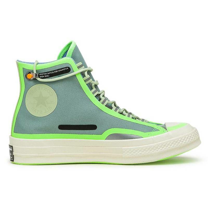 Converse Chuck 70s High Seam Tape Reflective Green Neon Original Resmi MAP