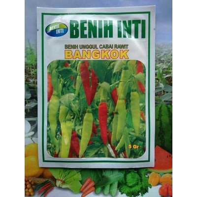 Benih Cabe Rawit Putih Bangkok Merunduk 5 gram