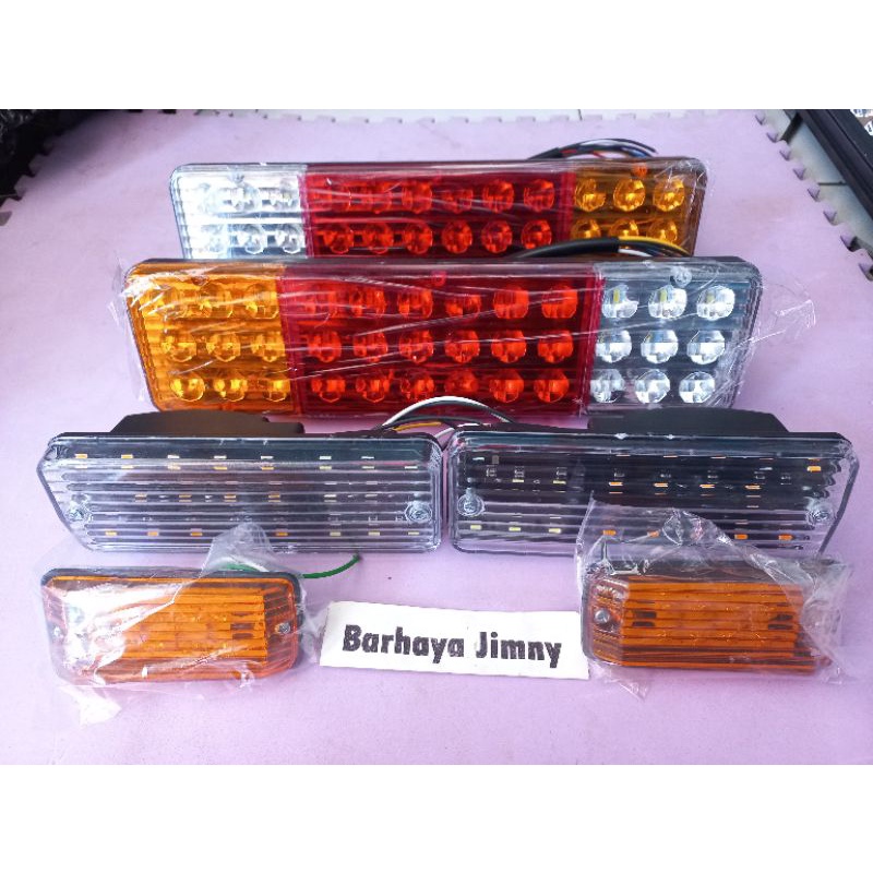 PAKET SEIN RIFTING SET LED JIMNY KATANA STOPLAMP LED SEIN BEMPER SEIN SAMPING FENDER