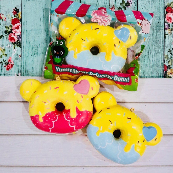 Soft And SlowRise Squishy YUMMIBEAR DONUT PRINCESS BY CREAMIICANDY