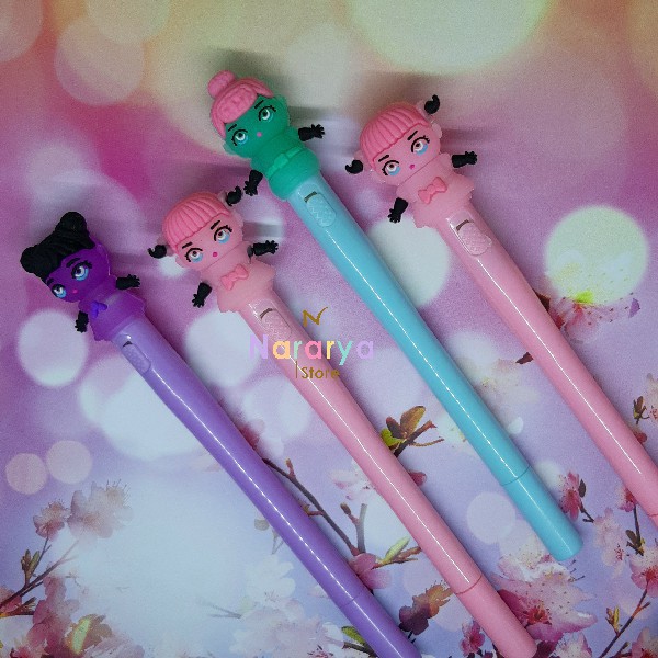 

Gel Pen LOL Lampu / Gel Pen Karakter / Gel Pen Lucu / Pulpen Lucu / Alat Tulis Sekolah