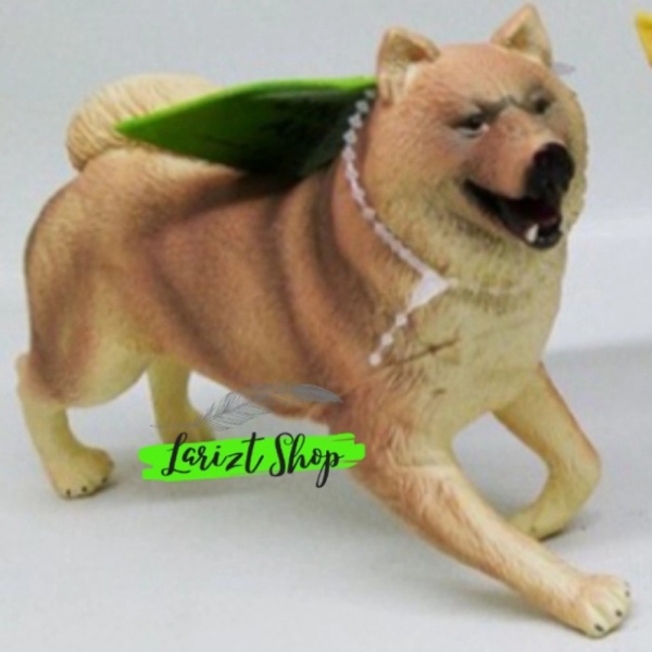 

Unik Boneka Remas Realistic Simulation Dog Anjing Baby Plush Doll - Akita Limited