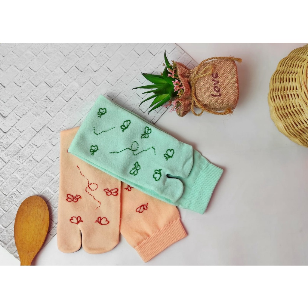 (12 MOTIF) KAOS KAKI MOTIF Muslimah Jempol telapak Hitam / kaos kaki jempol motif / kaos kaki jempol tapak hitam / kaos kaki panjang