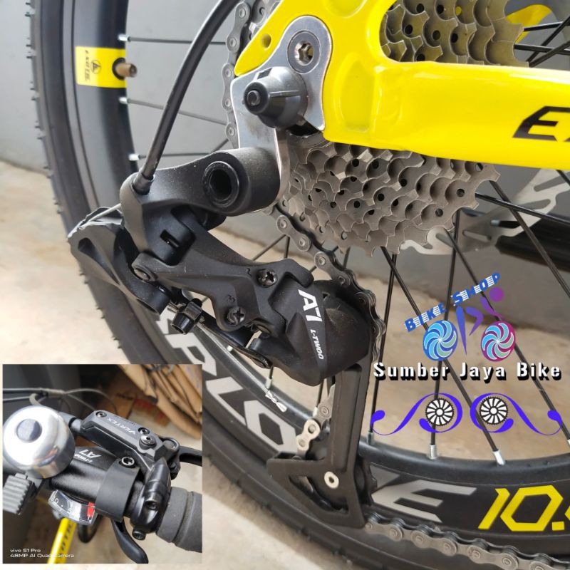 Sepeda Lipat 20 inch Exotic Explore 10.0 Alloy 2x10 speed Rem Hydrolic