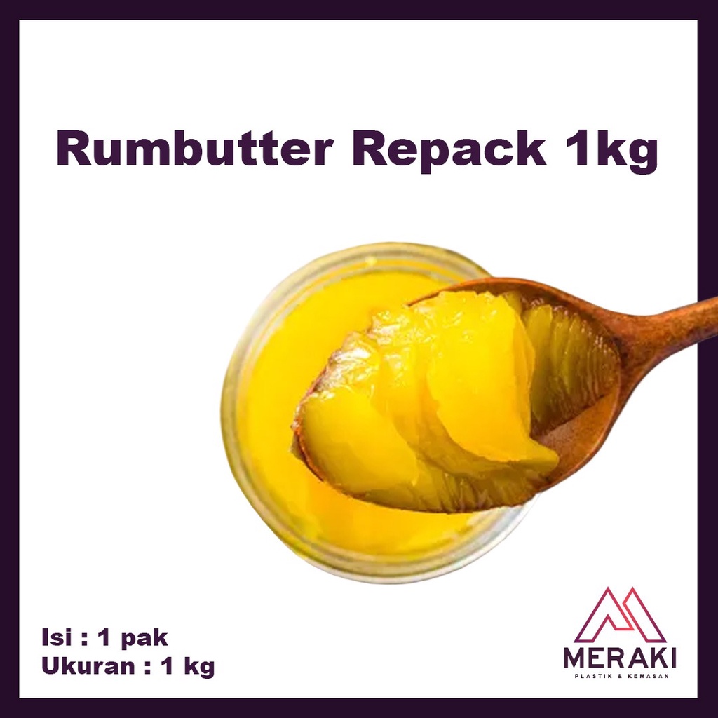 

Rumbutter 1kg Repack Butter Ecer Baking Kue