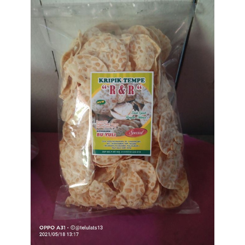 

Keripik Tempe Gurih 500gr