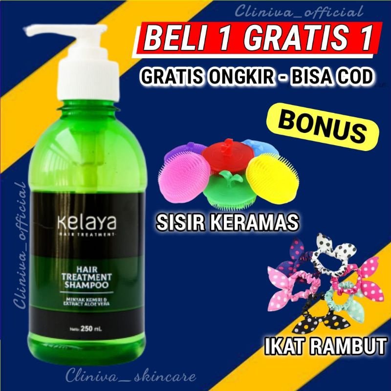 KELAYA Shampoo Hair Treatment Shampo Original Sampo BPOM / KELAYA HAIR TREATMENT SHAMPOO RAMBUT ANTI