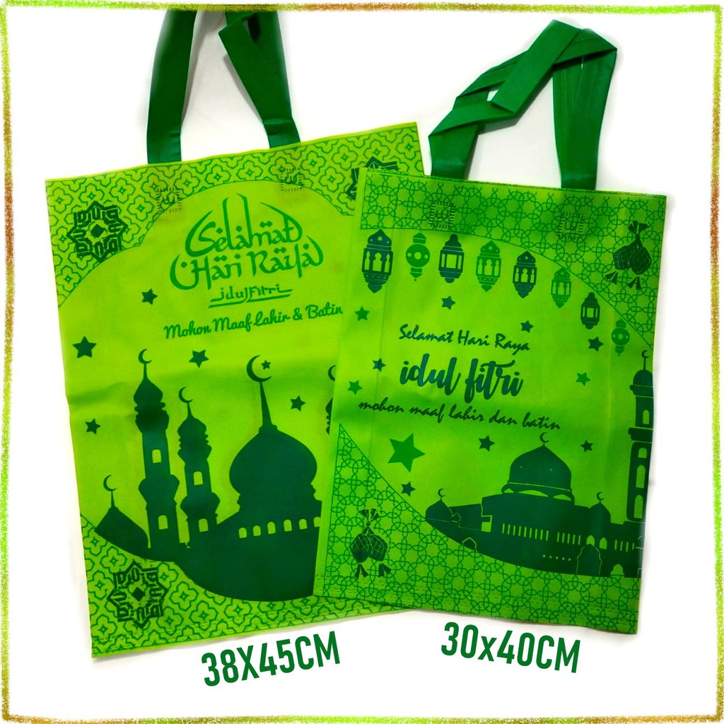 

Tas Kantong Kain Goodie Bag Bingkisan Parsel Tas Spundbond Parcel 30X40CM / 38X45CM