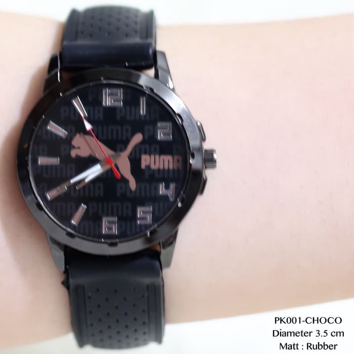 Jam tangan wanita tali karet rubber sporty termurah import flash sale PK001 SA070