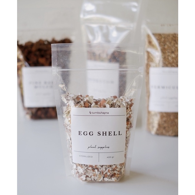 kulit telur / pupuk cangkang telur sterilisasi / pupuk organik alami tanaman hias