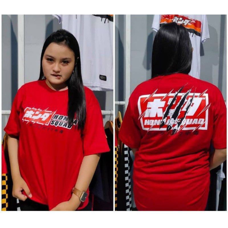 KAOS VIRAL HONDA SQUAD RACING pendek