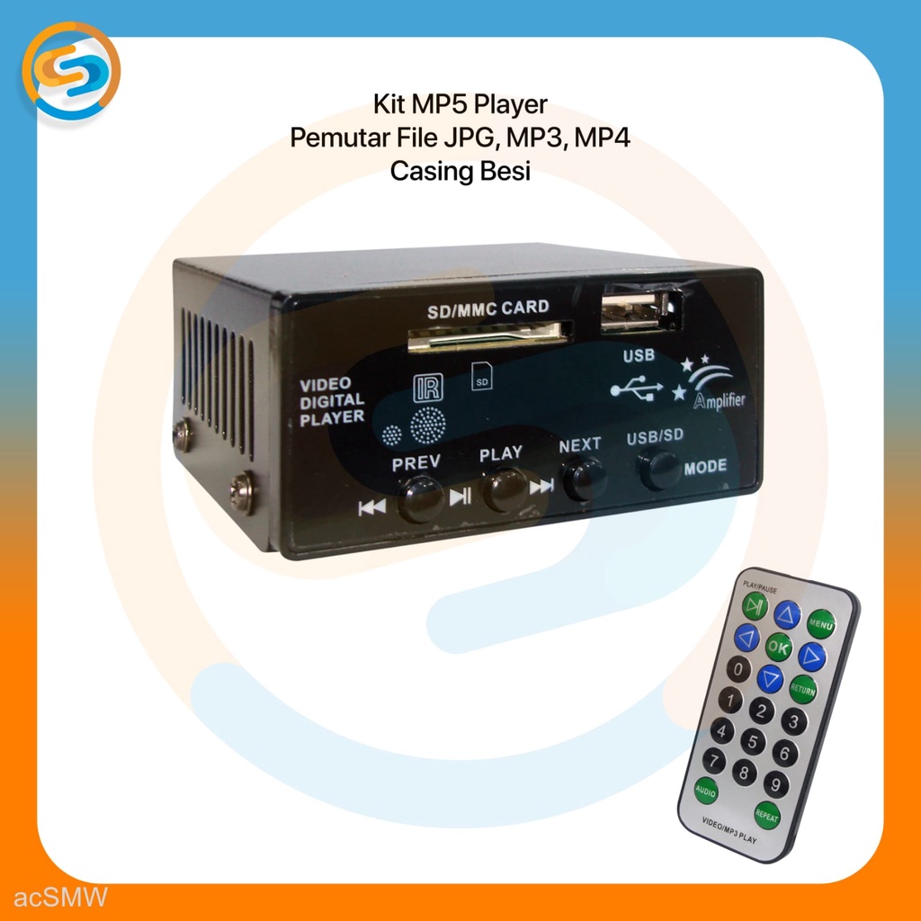 box mini usb kit MP5 video player casing besi