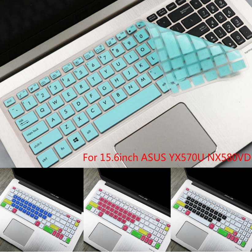 Untuk 15.6 Inch ASUS YX570U NX580VD nx580 yx570zd Lembut Ultra-Tipis Silikon Laptop Keyboard Cover Pelindung