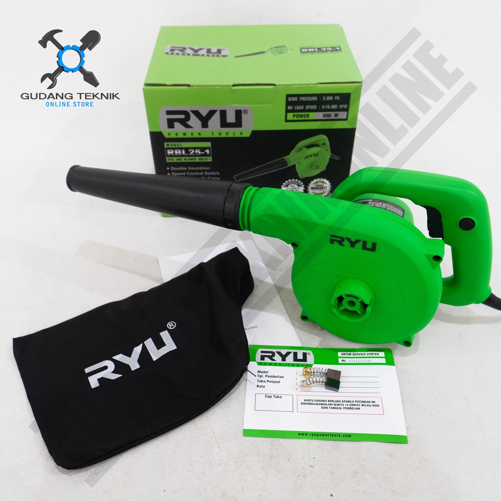 Mesin Hand Blower Ryu RBL25-1 / Mesin Blower Tangan Blower Angin  Ryu RBL 25-1 Electric Blower