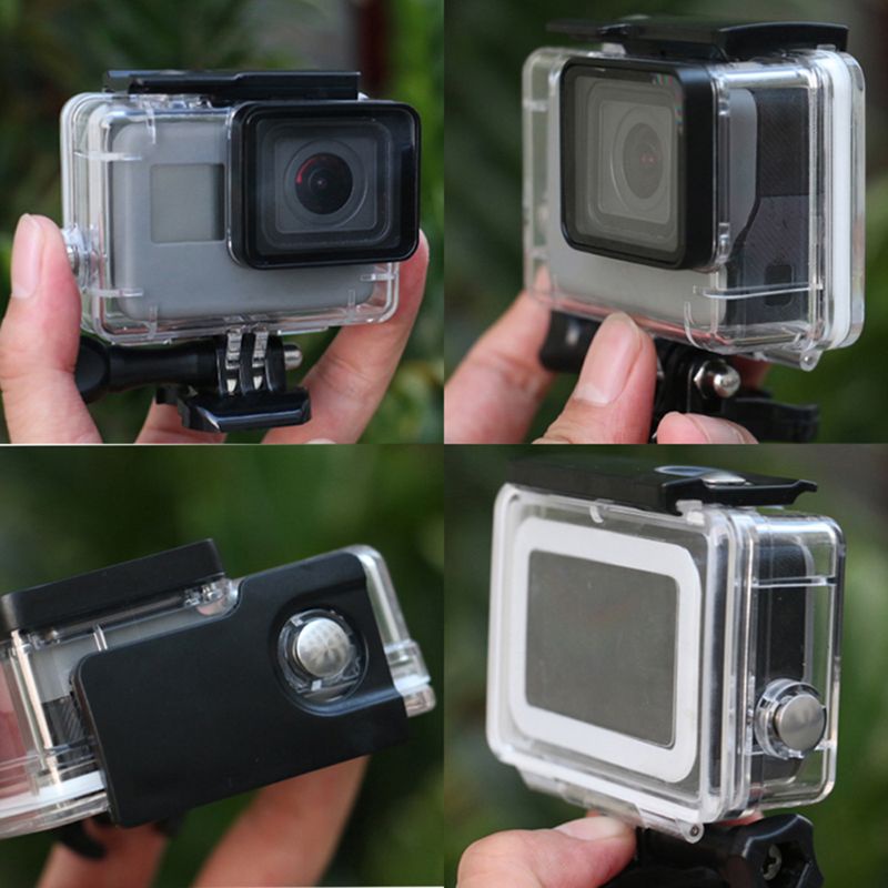 Zzz Housing Anti Air Untuk Case Untuk Hero5 6 Action Camera Hero5 6 Edit Hitam