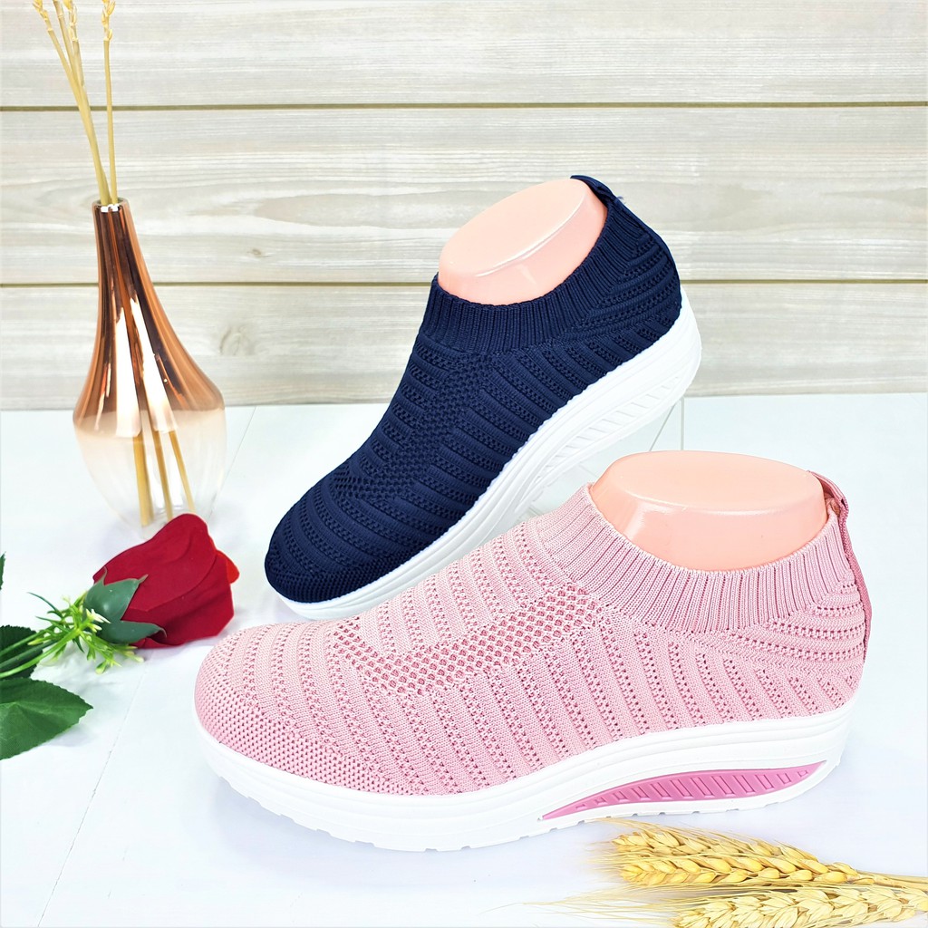 Sepatu Sneakers Flyknit Women Casual hr02