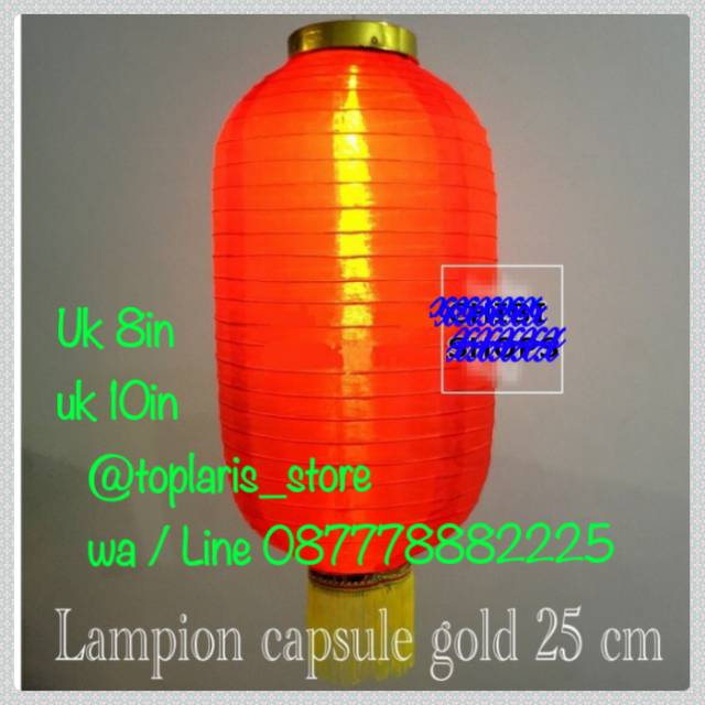 Lampion Lonjong Kapsul lmlek China Cina Besar