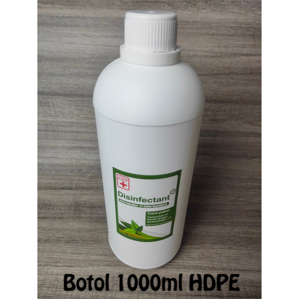 Disinfektan AV 1000ml 1000 ml Sodium Hipoklorit bayclin so klin pemutih pakaian baju Hypochlorite
