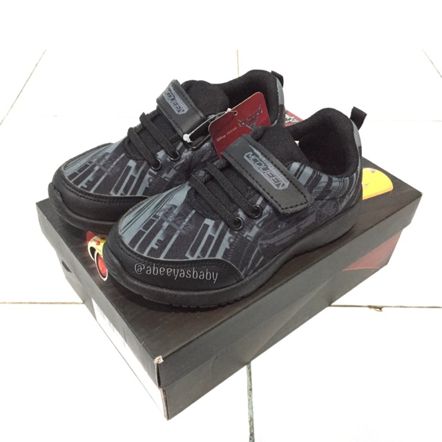 Sepatu Anak DISNEY CARS Caracters Shoes Black sz 25-30