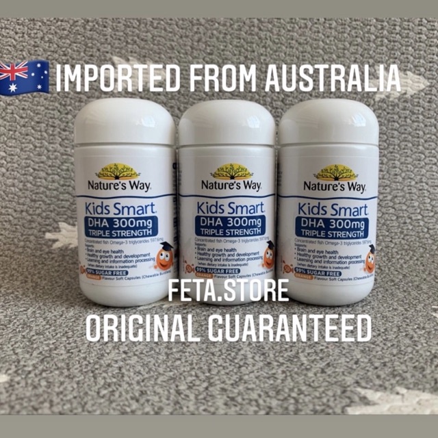 nature’s way kids smart dha 300 mg triple strength