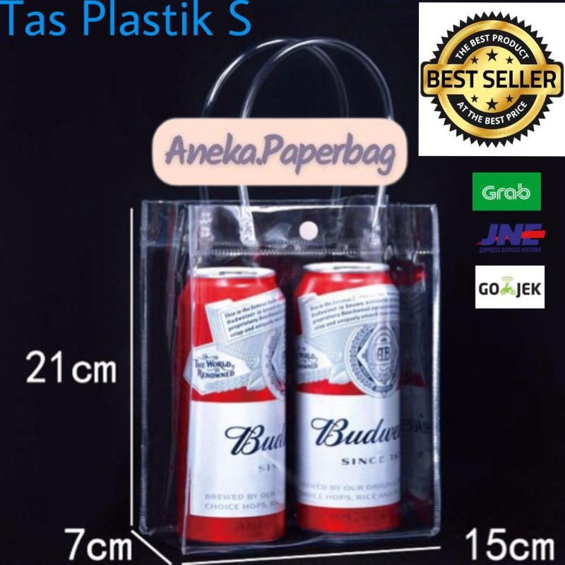 Tas Mika Tas Transparan Tas Plastik Tas Souvenir S 15x7x20 Tas belanja TAS PVC TRANSPARAN Terlaris