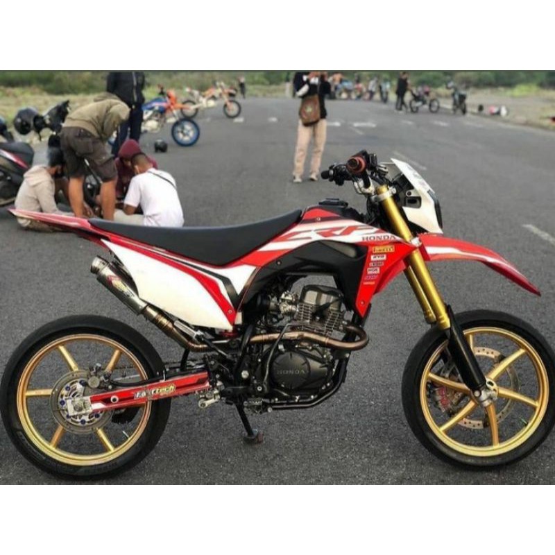 Knalpot Creampie Stainless CP3 CRF 100% Original