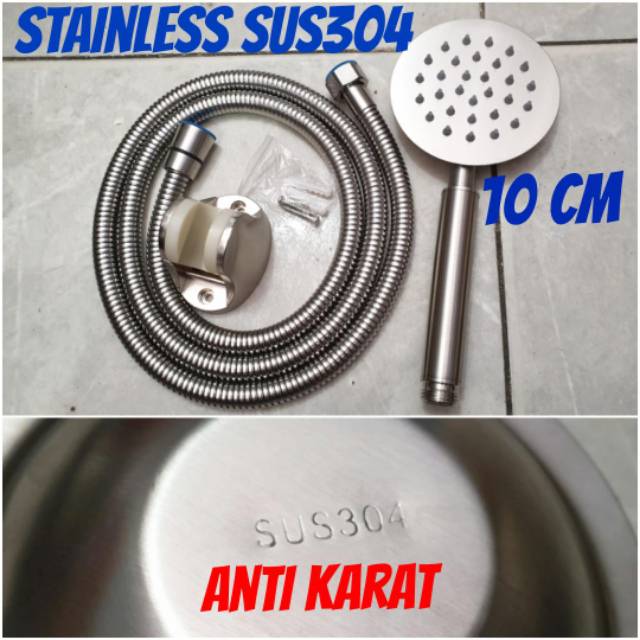 Shower mandi stainless SUS304 ANTI KARAT