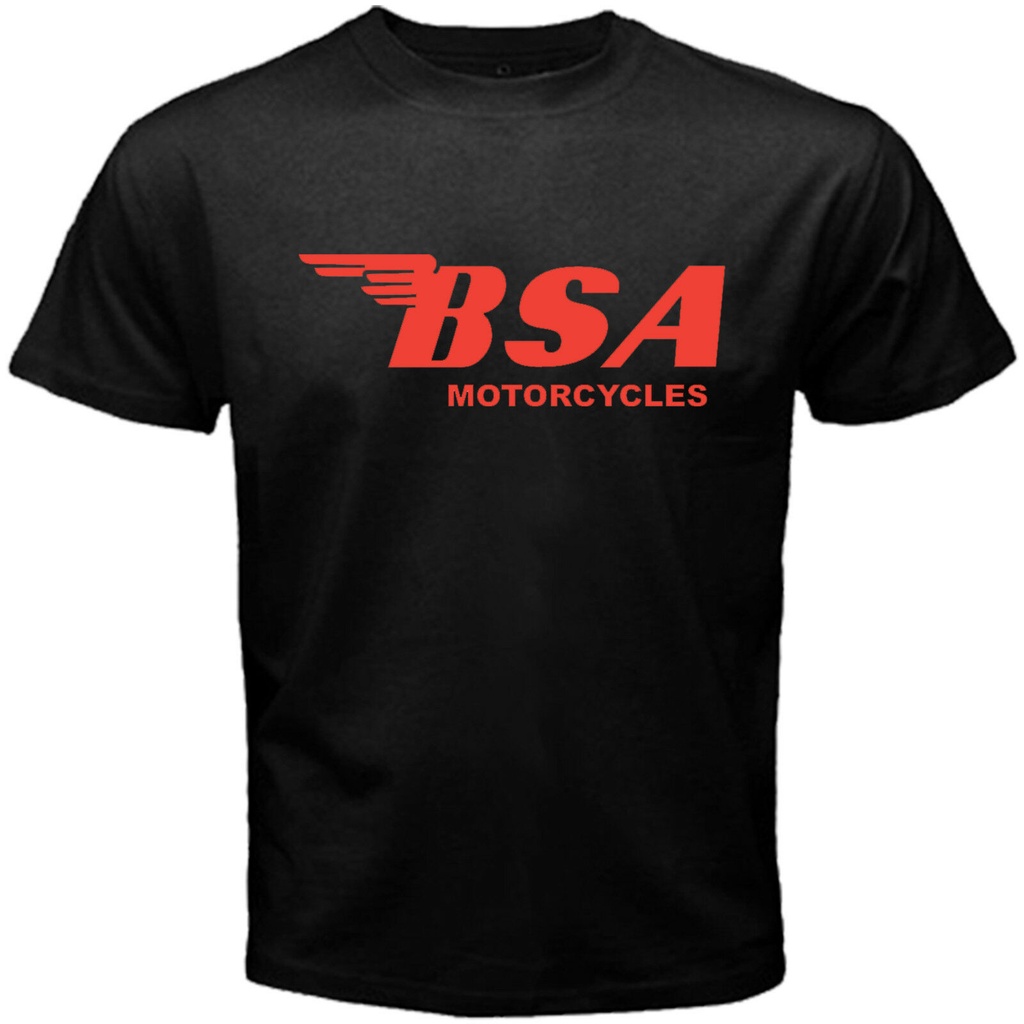 Kaos BSA MOTORCYCLE Birmingham Classic Logo Tshirt