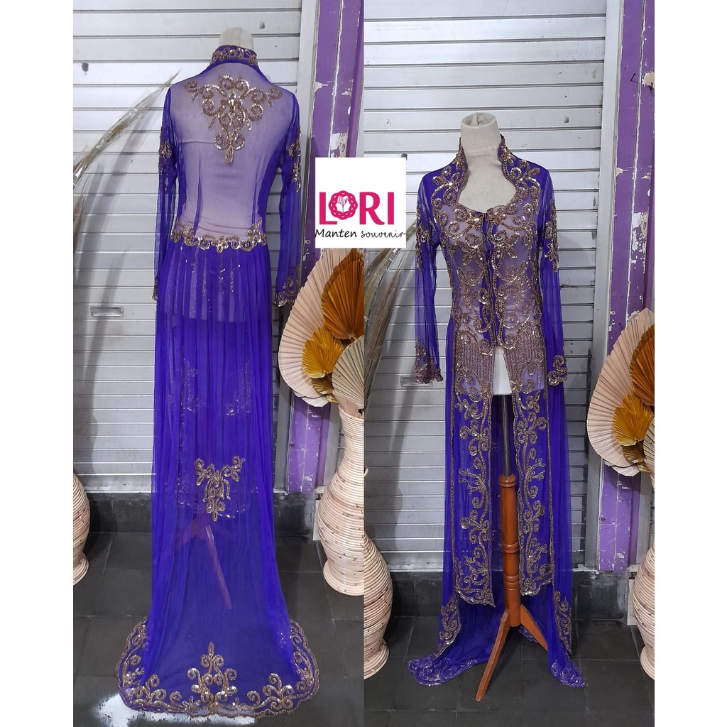 Kebaya murah pasiran ungu tua